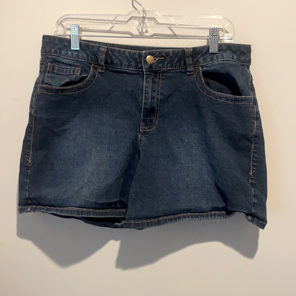 Dark Blue Jean Shorts